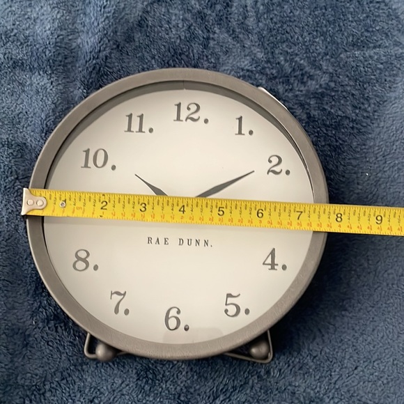 Rae Dunn clock — battery operated - Picture 7 of 8